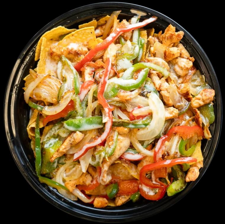 Fajitas and nachos